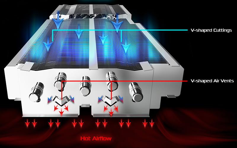 VGA Air Deflecting Fin E200